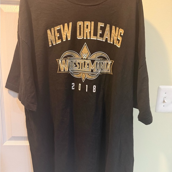 WWE Authentic Black T-Shirt - Picture 1 of 3
